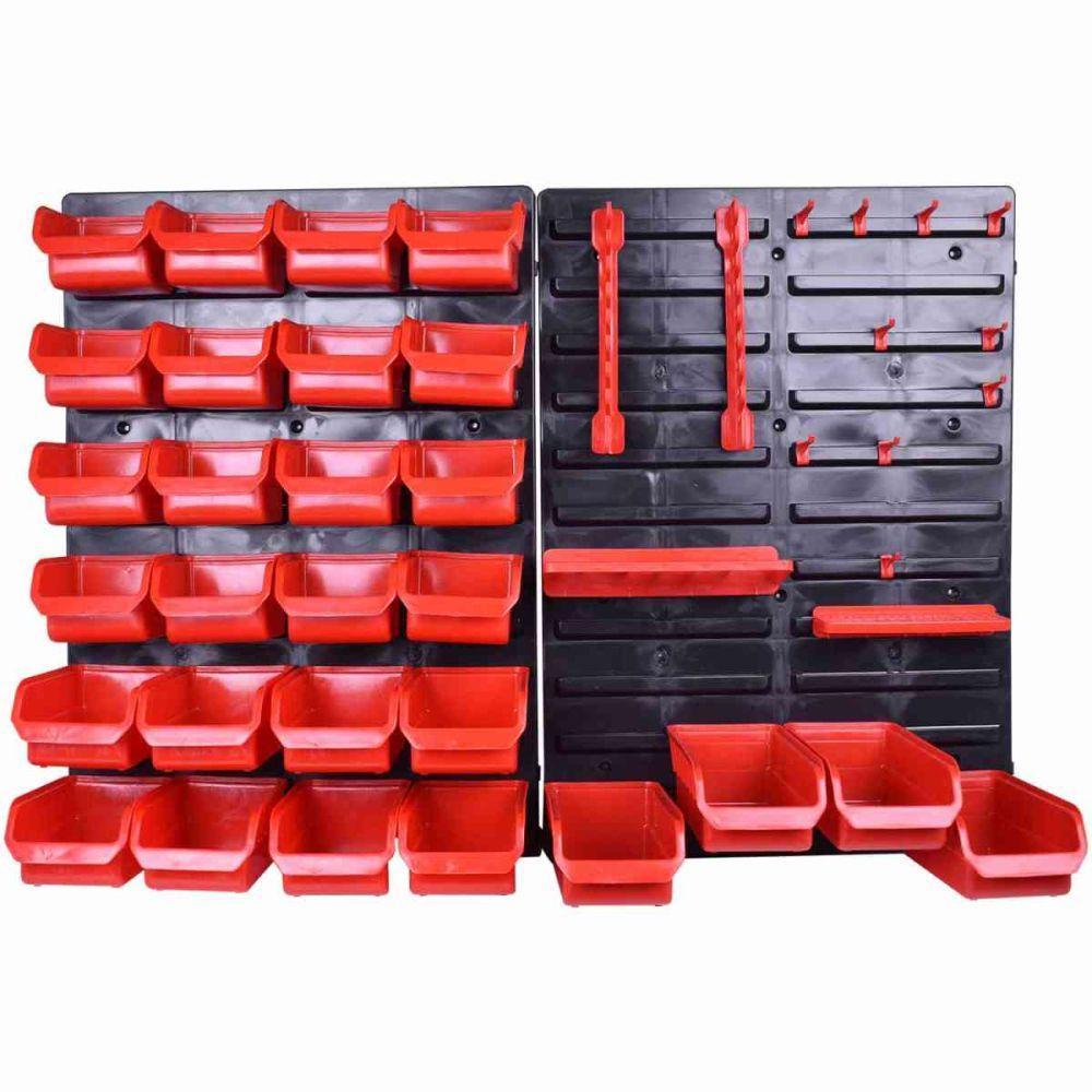 Painel Porta Ferramentas 43 Peças Organizador Oficina Casa - Worker