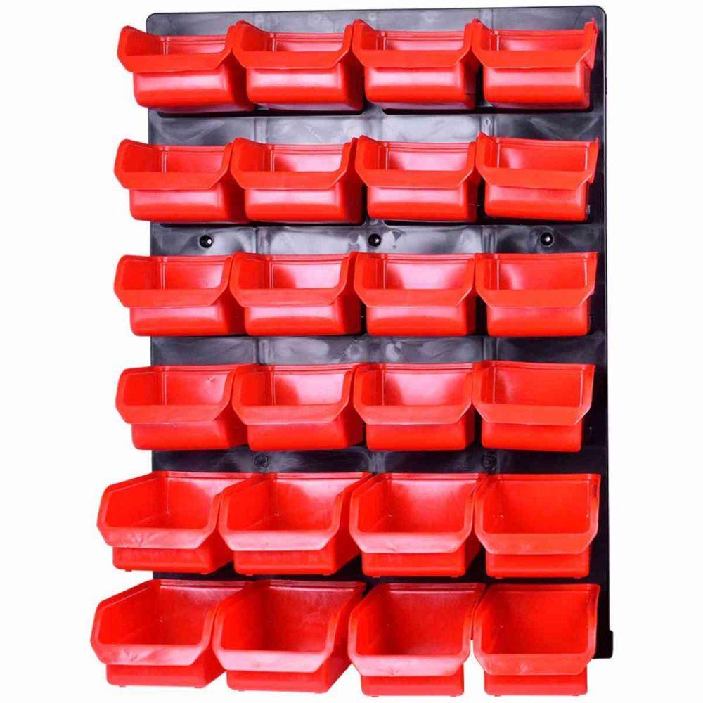 Painel Porta Ferramentas 43 Peças Organizador Oficina Casa - Worker